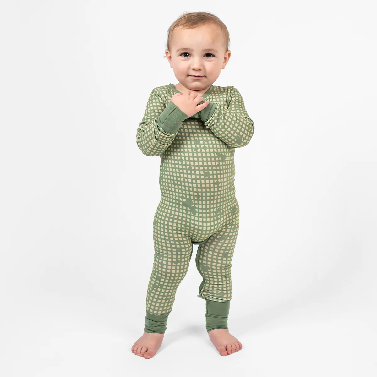 Desert Night Camo Infant Zippie Pajamas - Image 3