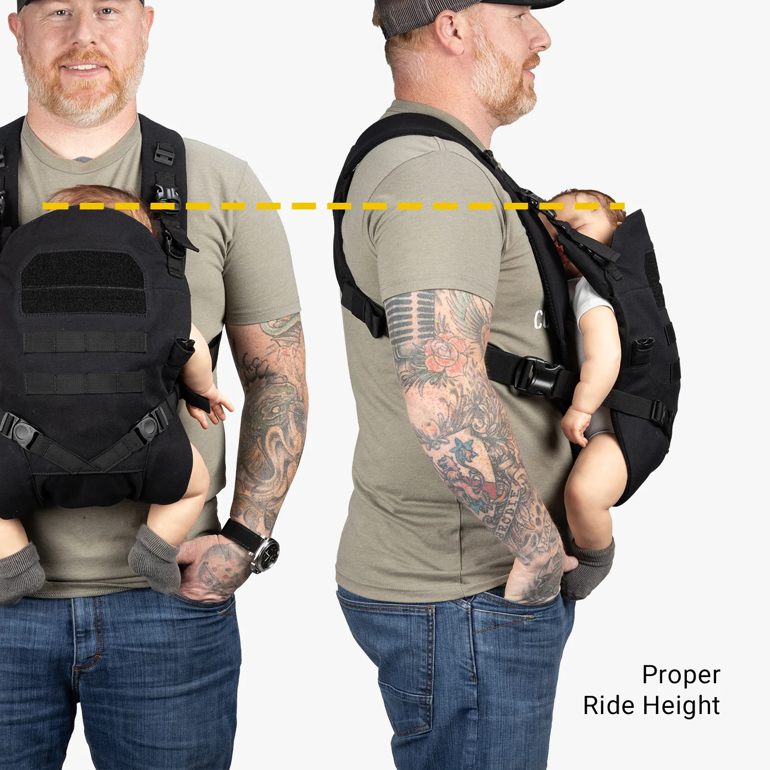 Deuce Diaper Bag + Baby Carrier Bundle - Image 49
