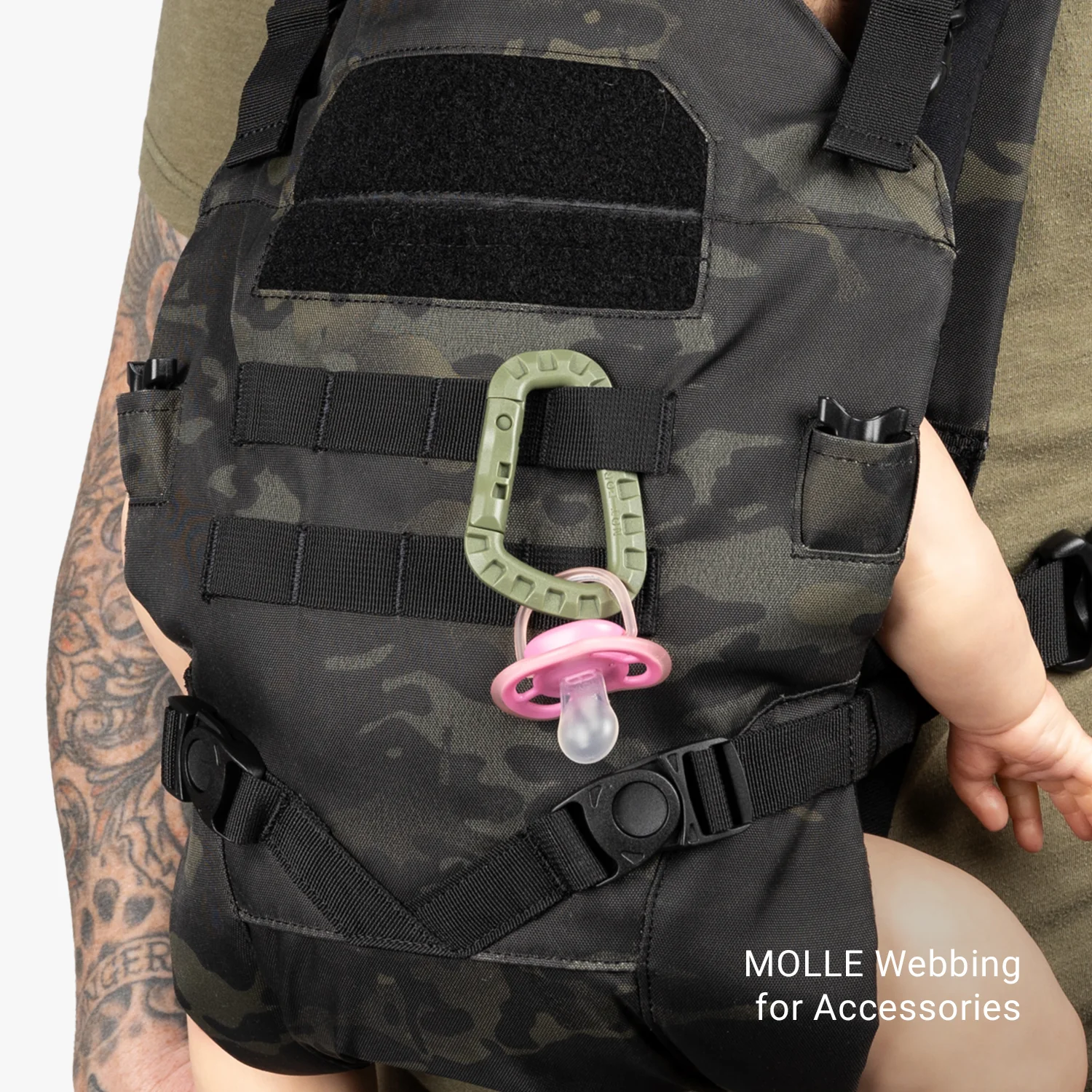 Deuce Diaper Bag + Baby Carrier Bundle - Image 71