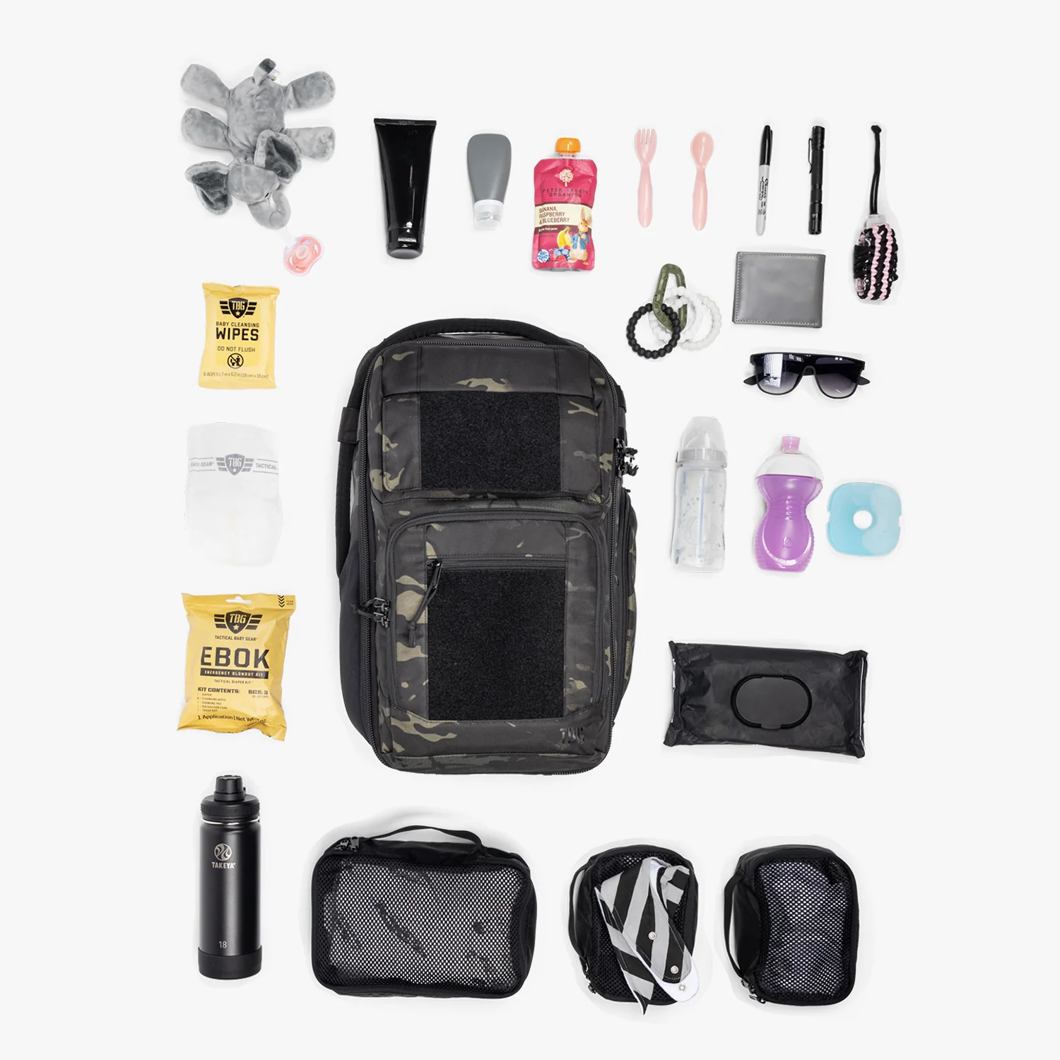 Everyday Diaper Bag Backpack + Baby Carrier Bundle - Image 38