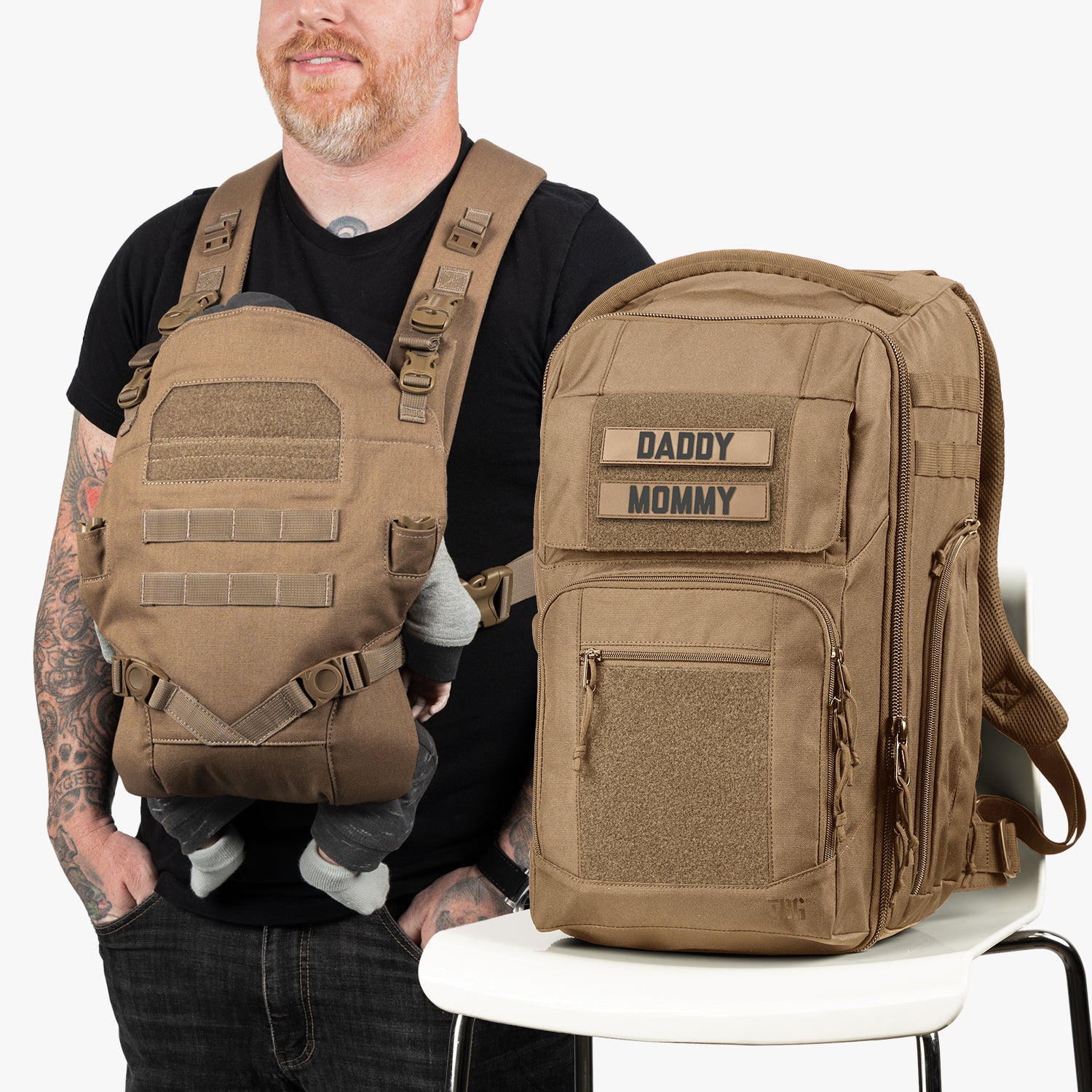 Everyday Diaper Bag Backpack + Baby Carrier Bundle - Image 53