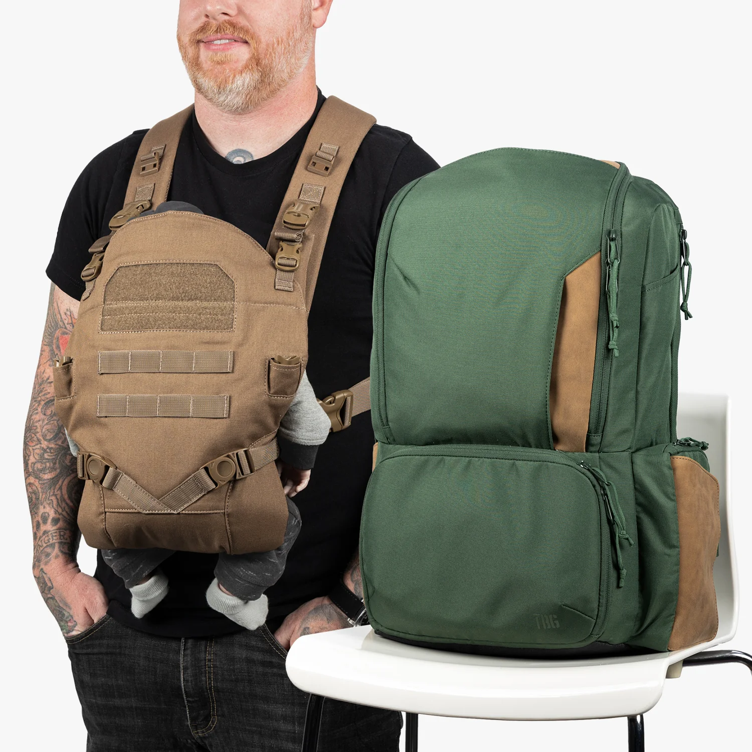 Expedition Diaper Bag + Baby Carrier Bundle - Image 30