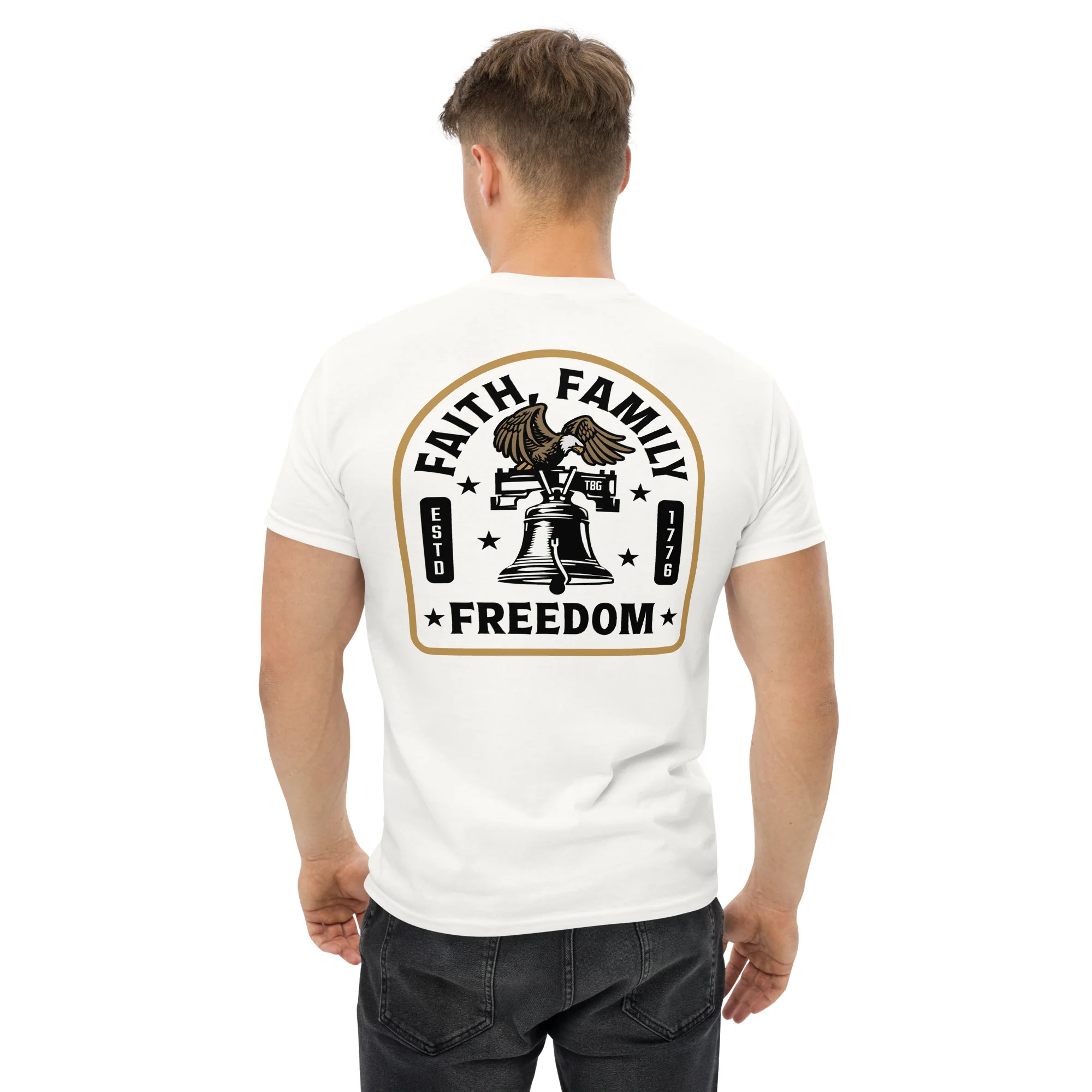 Faith Family Freedom - Liberty Bell,, White - Image 2