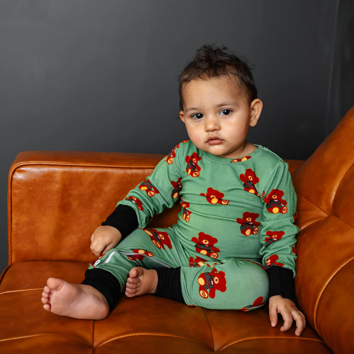 Mama's Bear Infant Zippie Pajamas - Image 3
