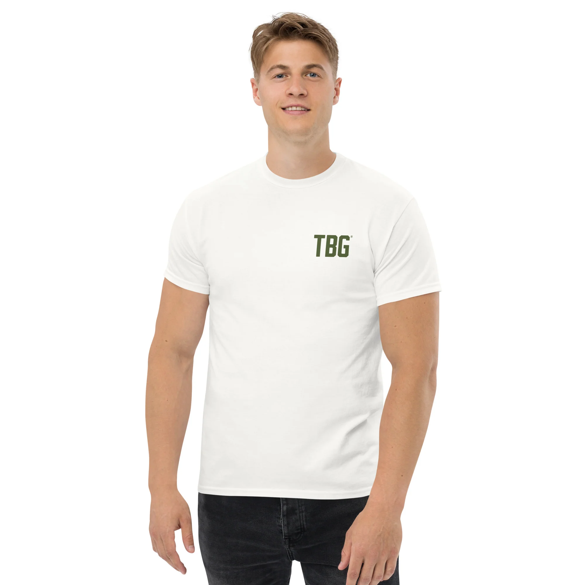 Papa Bear T-Shirt, OD Green - Image 8