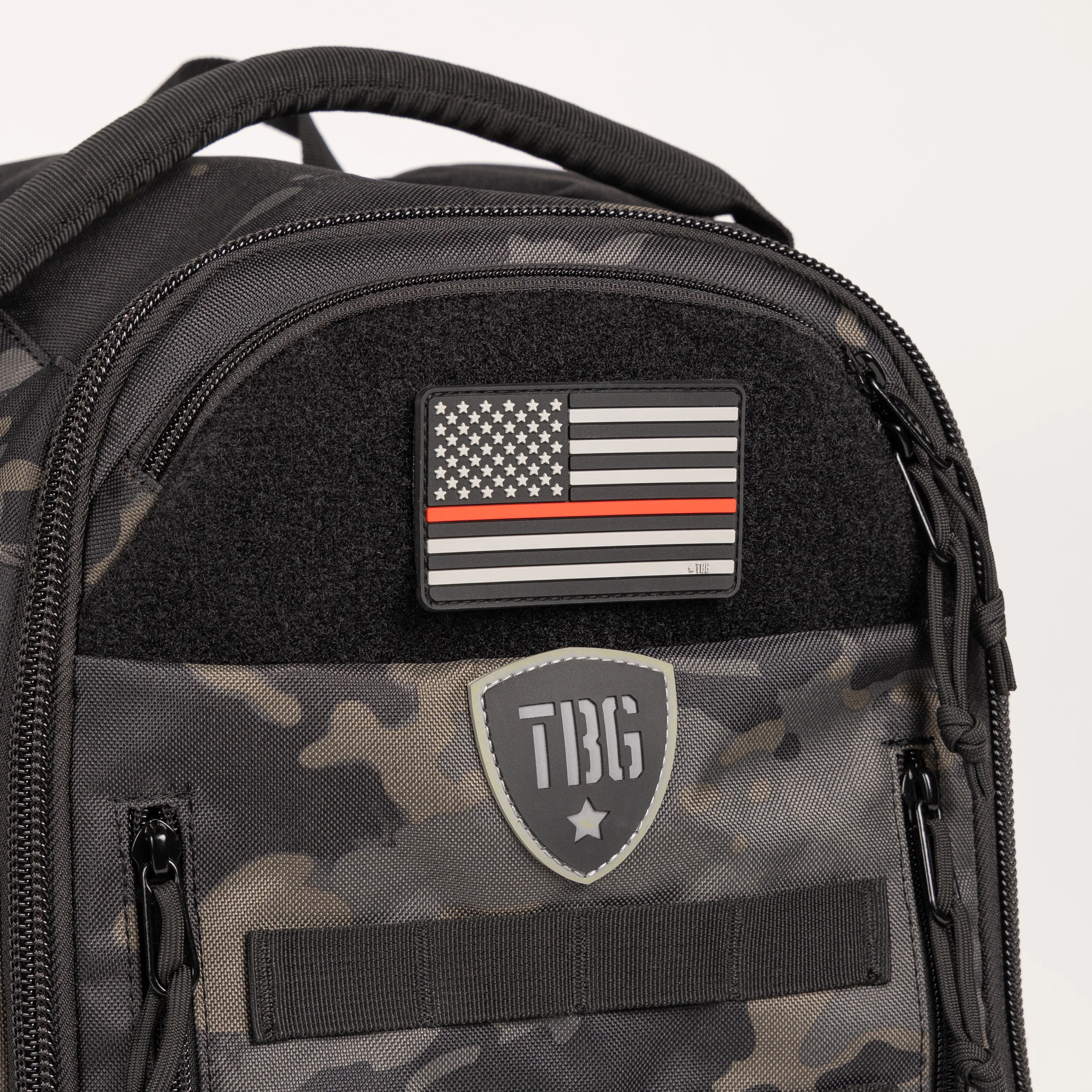 Thin Red Line USA Flag Patch - Image 2