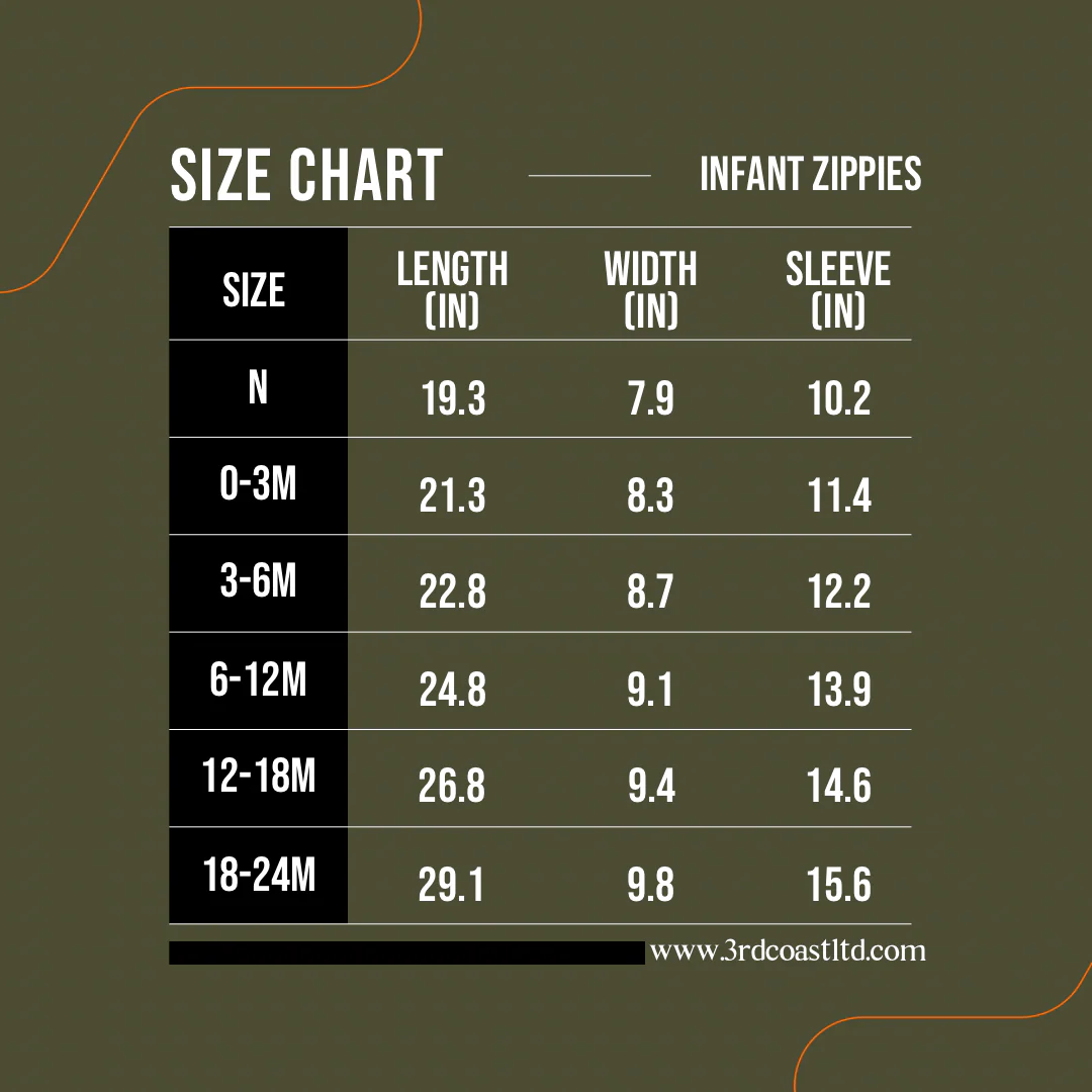 Tiger Stripe Camo Infant Zippie Pajamas - Image 5