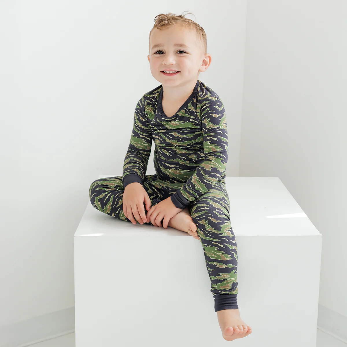 Tiger Stripe Camo 2 Piece Pajama Set - Image 3